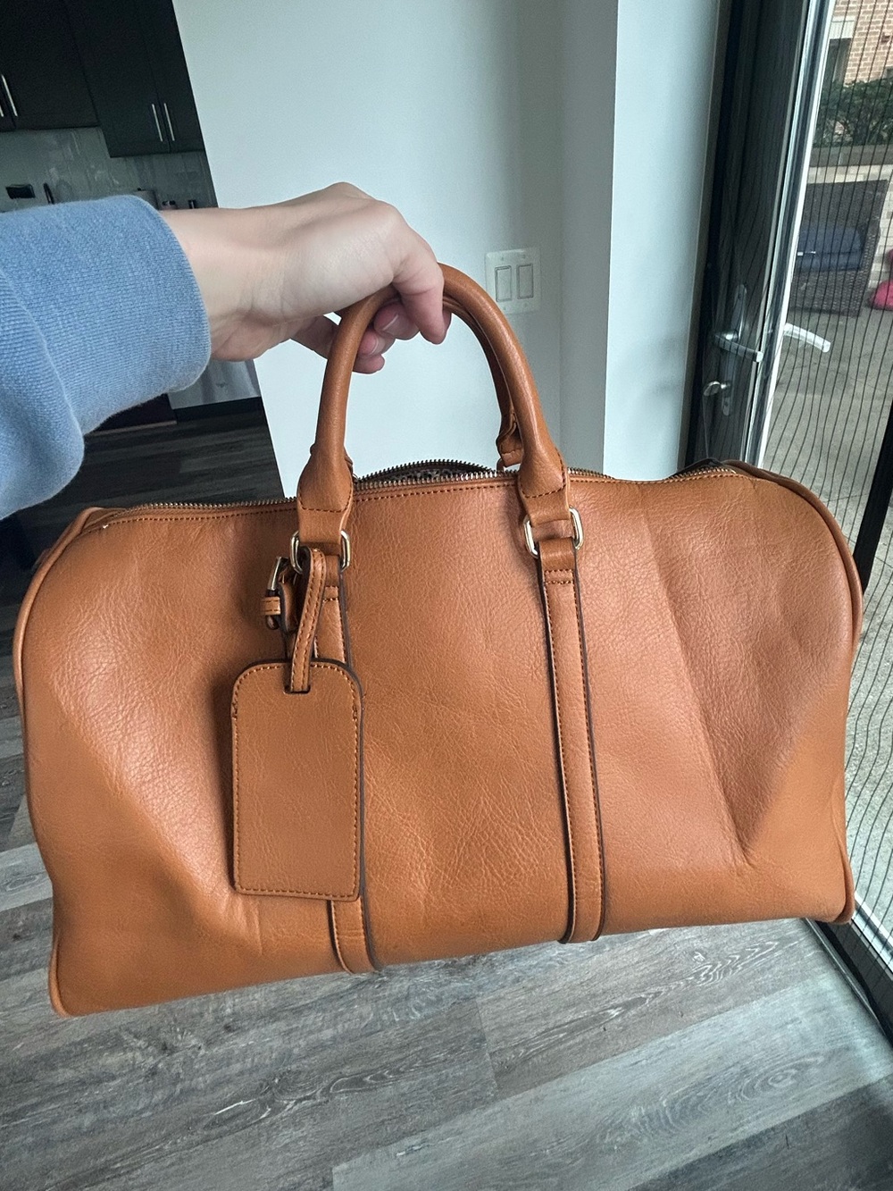 Sole Society Cognac weekender